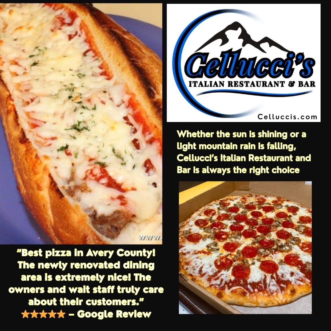 Rain or Shine, Dine in Style at Cellucci’s Italian Restaurant and Bar in Pineola, NC