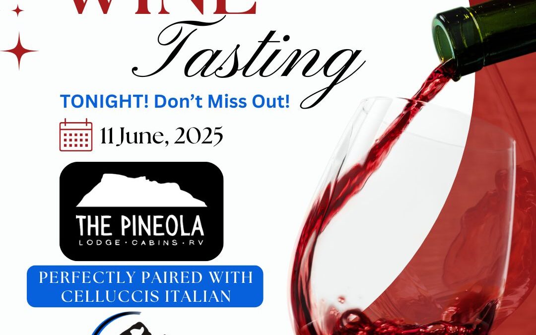 TONIGHT! Don’t Miss Out! Wine and Italian Apps from Celluccis at Pineola