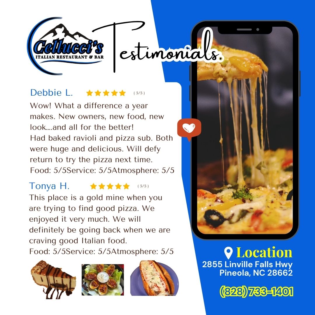 We’re feeling the love at Cellucci’s!